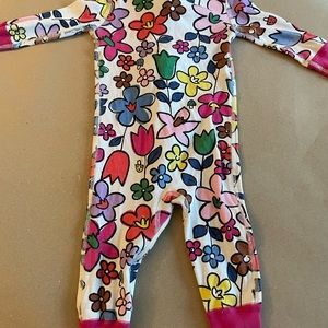 Flower Hanna Anderson Footless Pajama